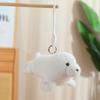 Ocean Animal Stuffed Animal Keychain Bag Pendant Plush Doll Key Rings  Kids Holiday Gifts