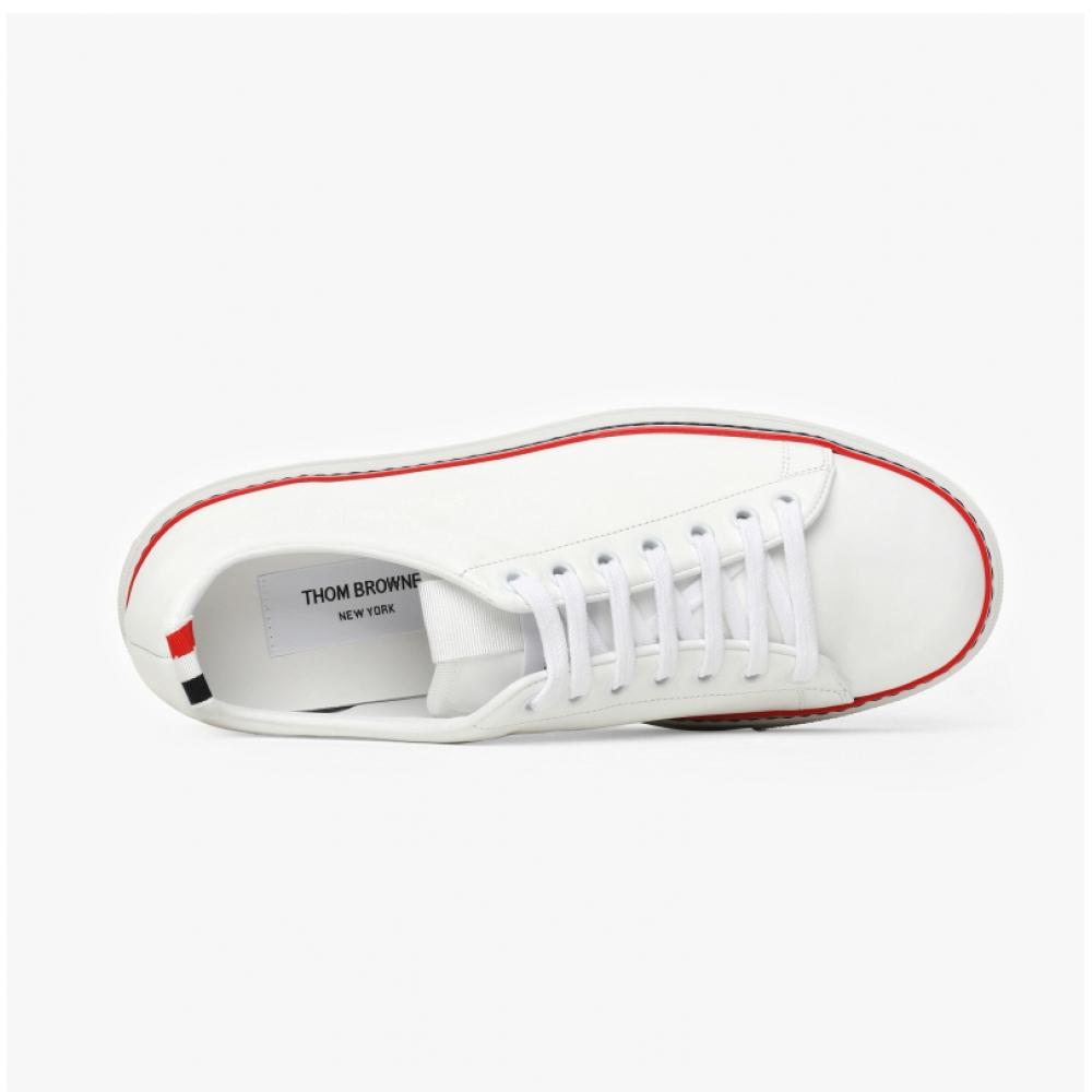 Thom Browne Stripe Tennis Sneakers Mfd219a 05584 100