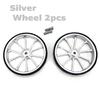 Folding Bike 100mm Easywheel Extension Rod for Brompton Birdy Rear Rack Easy Wheel Telescopic Bar Aluminum Alloy CNC