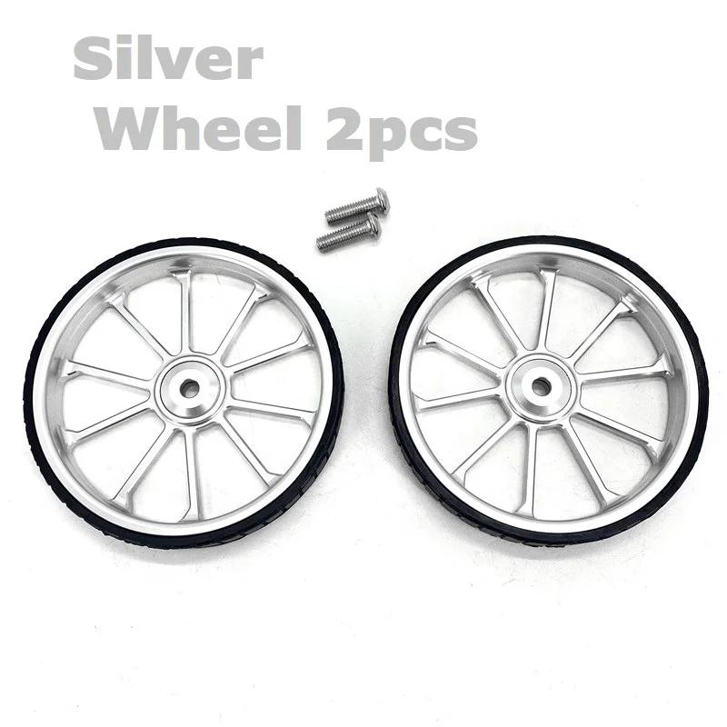 Folding Bike 100mm Easywheel Extension Rod for Brompton Birdy Rear Rack Easy Wheel Telescopic Bar Aluminum Alloy CNC