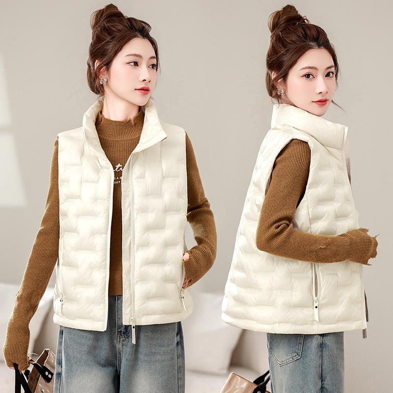 Jacket Women'S Autumn Large Size Short Warm Sleeveless Top
