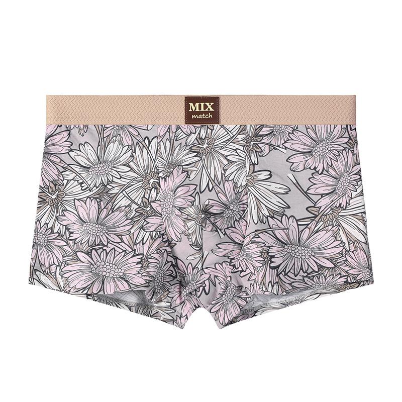 

1 шт. Хлопковые мужские боксеры, нижнее белье, горячие, дышащие, мужские шорты-боксеры, мужские трусы, размер L-3XL 3XL фиолетовый