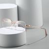 New Fashion Luxury Design HD Half Frame Myopia Glasses Ultra-light Unisex Elegant Luxury Anti-blue Light Glasses To -3.0-3.5-4.0