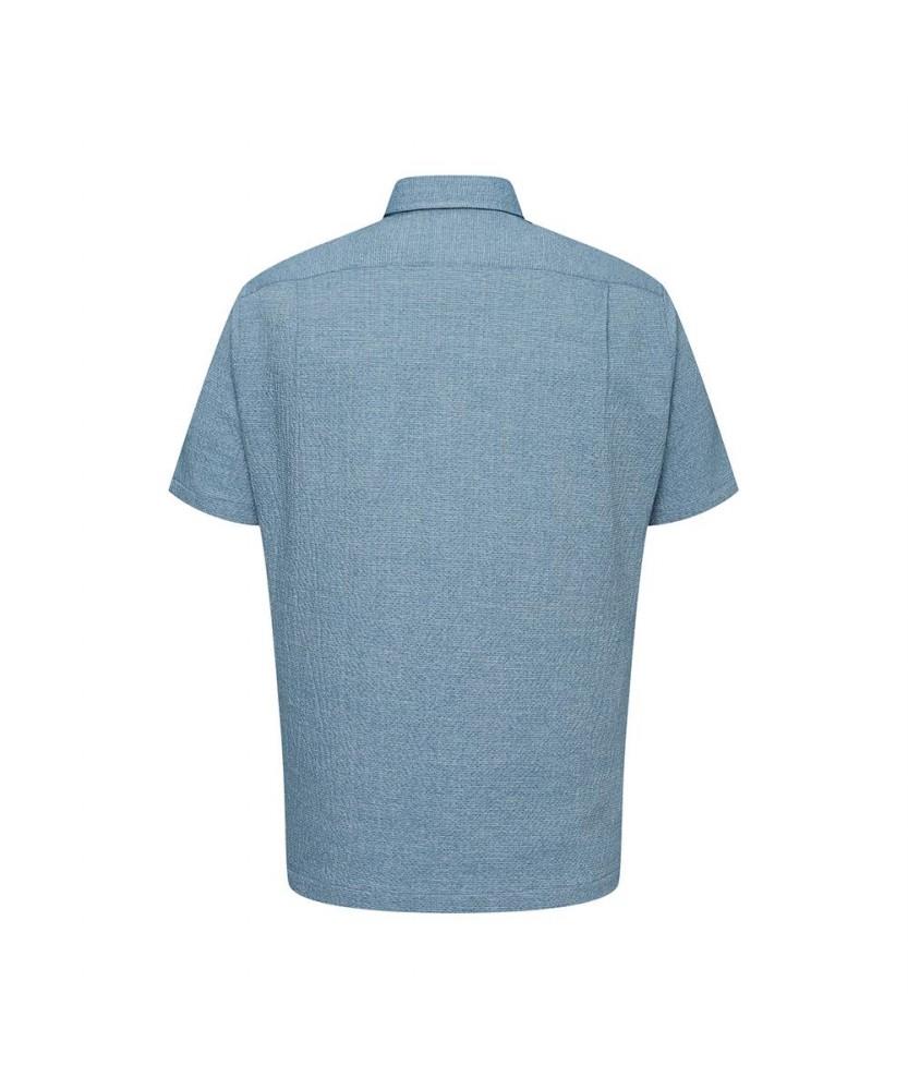 Dagseusyeocheu No Care Nylon Blend Seersucker Stretch No Care Shirt_Dms3Shcs101B1