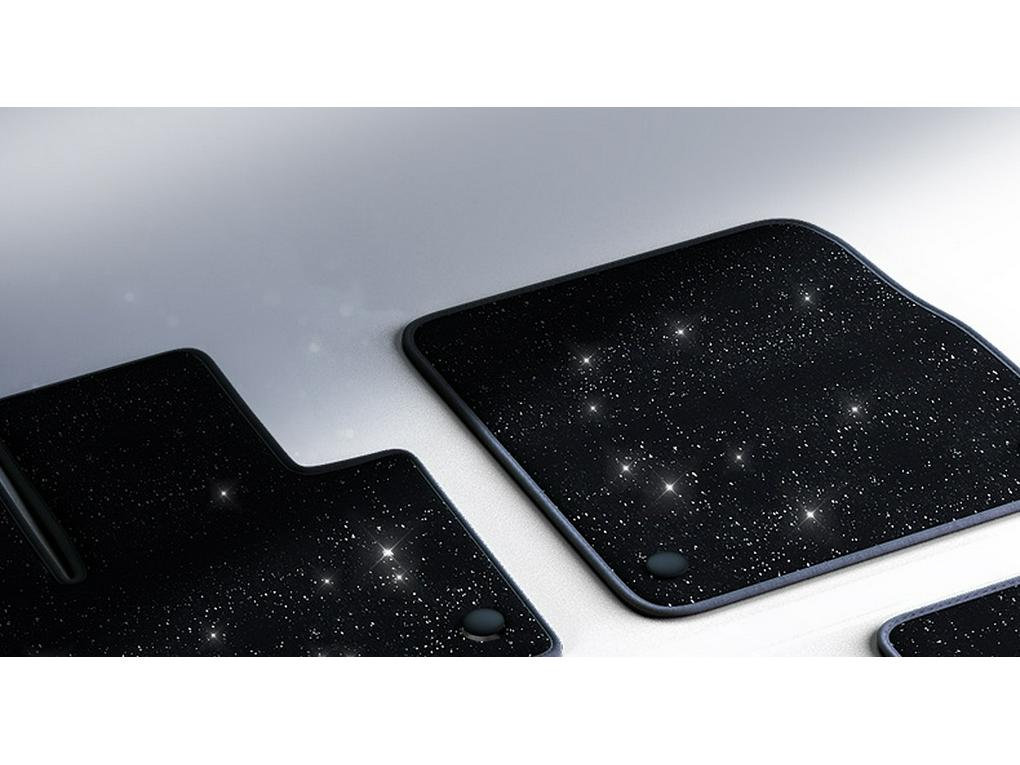 L90 Starry Sky Velvet Car Floor Mats - Roman Design