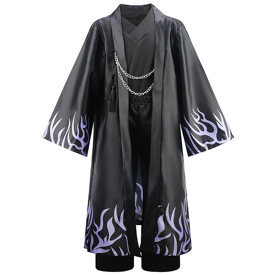 Halloween K-POP Costume for Girls Lumi 3-Piece Black Performance Set From Demonic Huntress Girls Zoe Cosplay Walk Show Dress