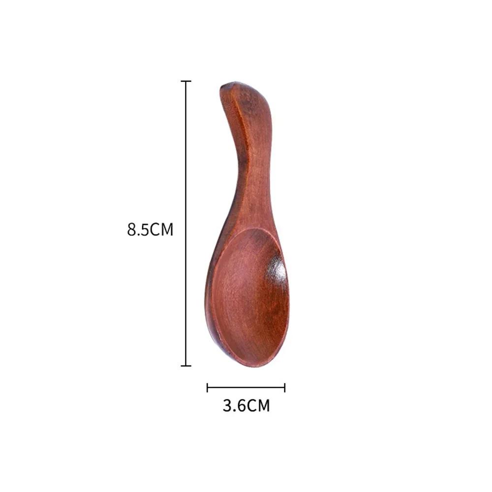 Condiment Scoop Flatware Coffee Tea Small Mini Sugar Spoon Salt Wood Spoons Kitchen Gadgets Cooking Tools