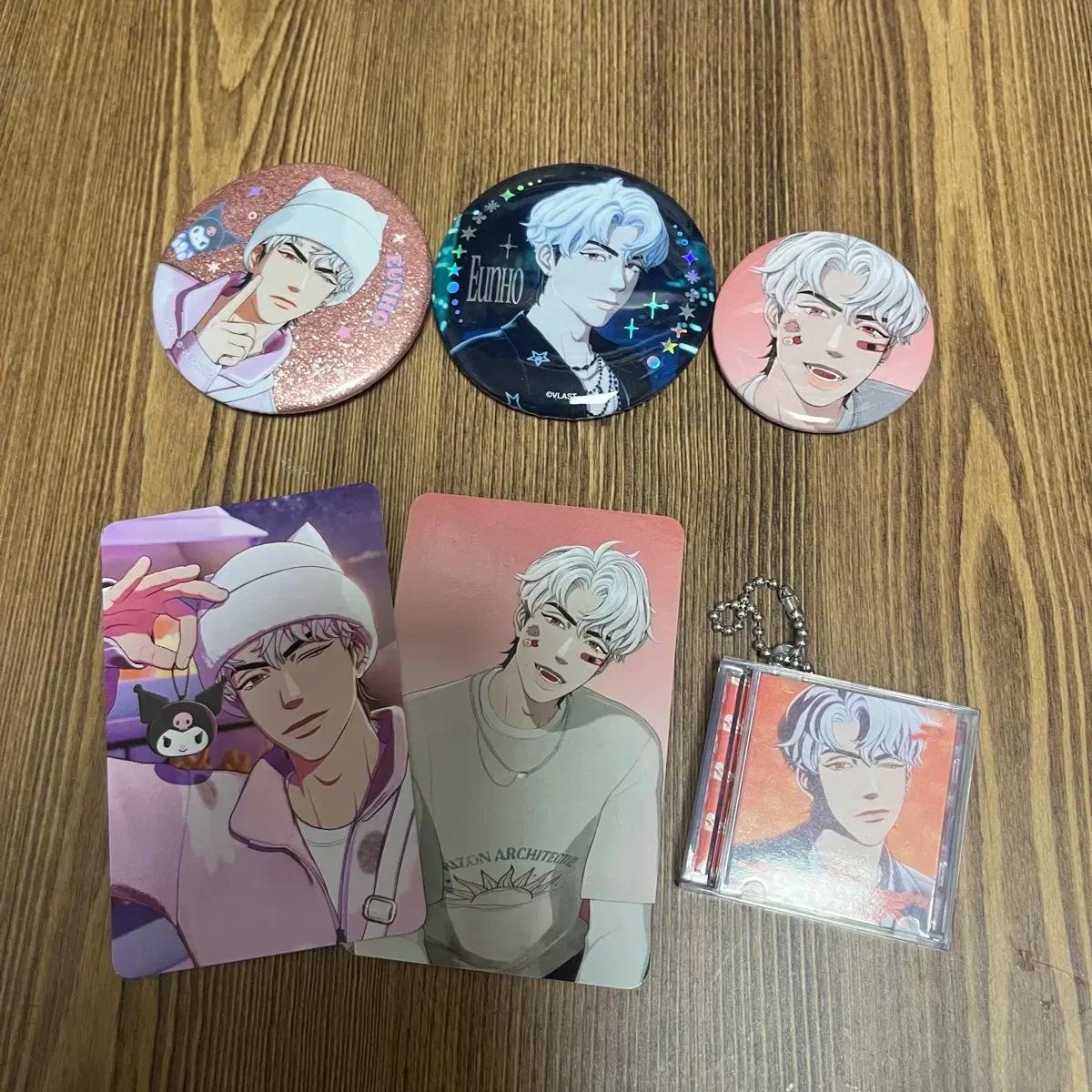 

PLAVE Unhopoka Badge Key Ring Set Used