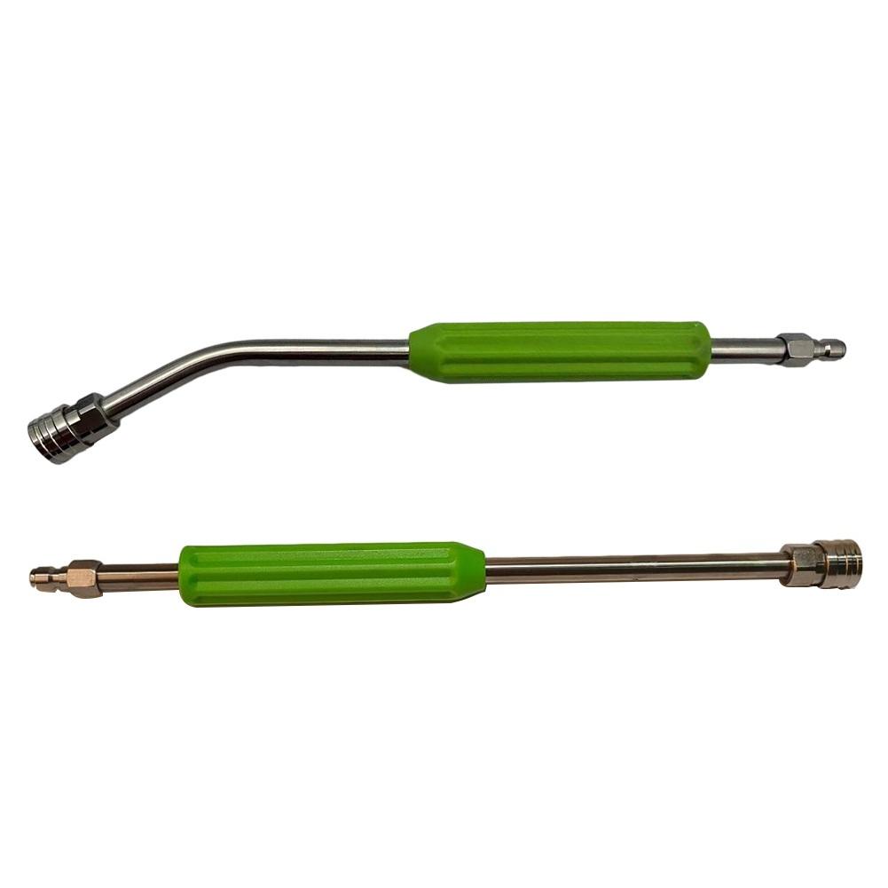 1pc 38cm Stainless Steel Pressure Washer Extension Wand For Gutter Undercarriage Desatascador Limpia Pipas Drain Cleaner
