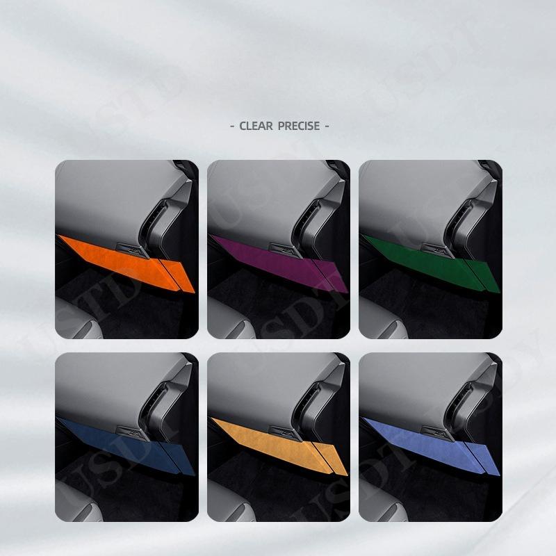 Fit For BMW X3 G48 G45 2025 Suede Leather Sticker Doors Anti-Dirty Trim Co Pilot Glove Box Wrap Sticker Trim Cover