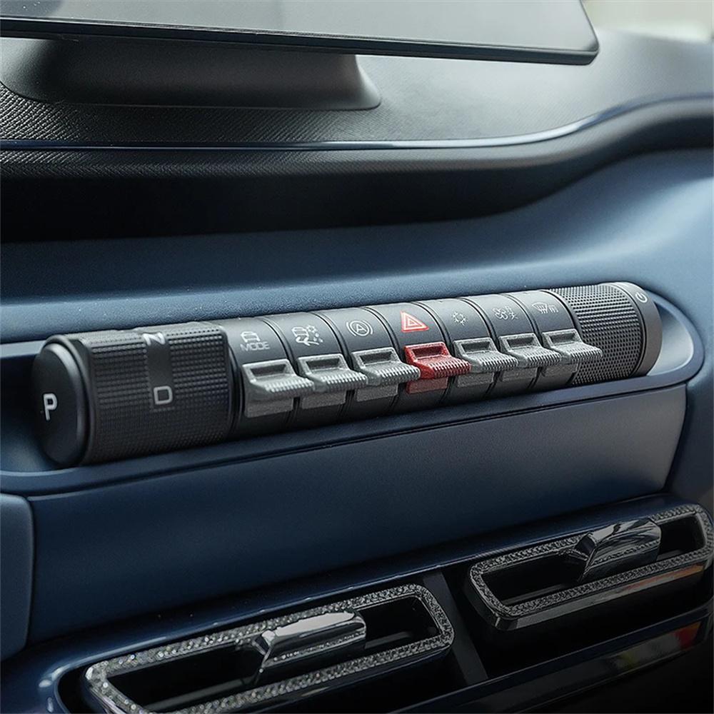 7Pcs Button Paddle Sticker Knob For BYD Dolphin Seagull / Dolphin Mini 2021-2025