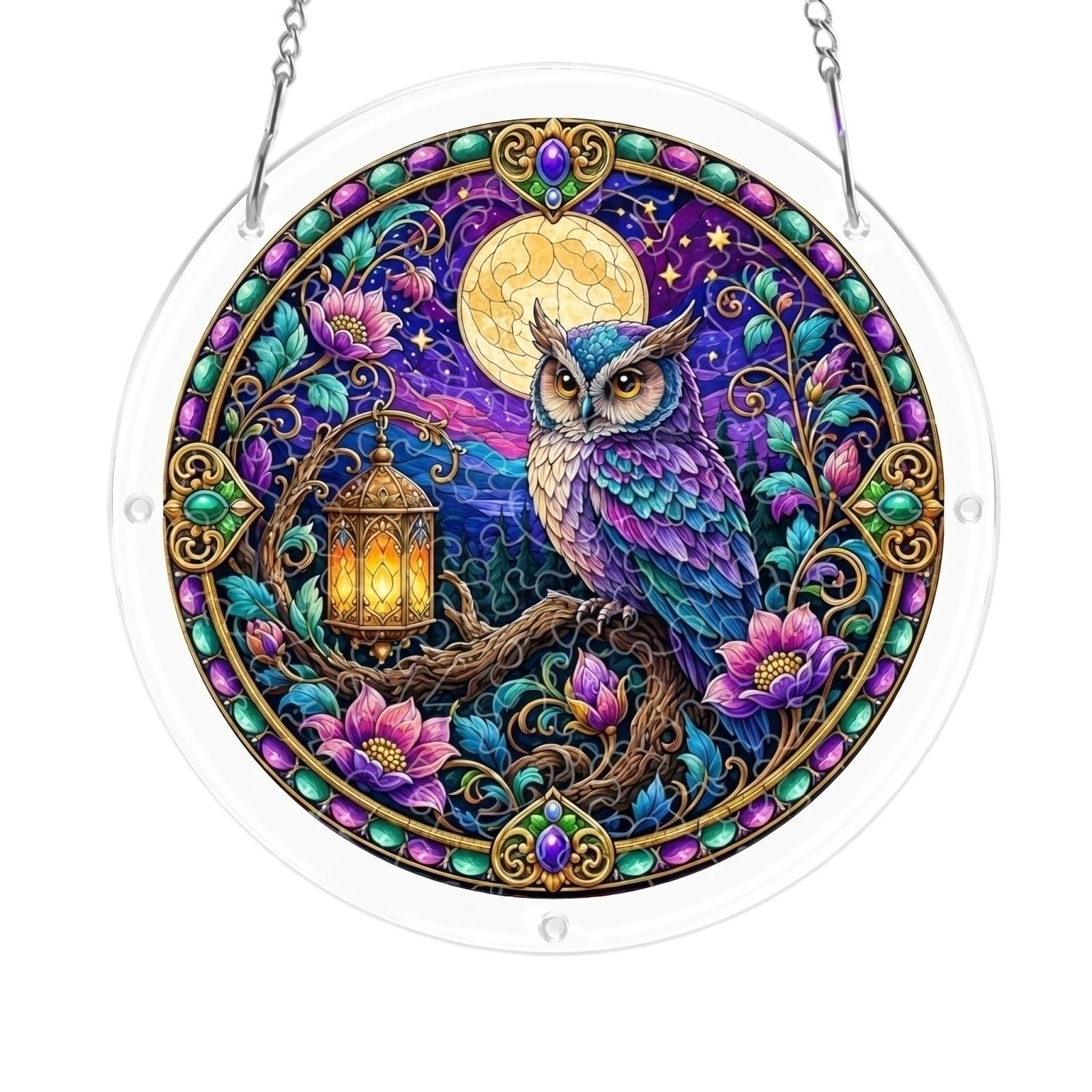 

Acrylic Suncatcher Window Hanging Decoration 2D Design Three Layers Single Layer 2mm Thickness Suitable for Indoor Window Display One Size