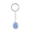 Natural Stone Irregular Stone Agate Crystal Keychain Pendant Bag Buckle Key Chain K02