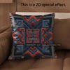 2D Aztec Geometric Tribal Throw Pillow Covers Pattern Cushion Cover Suitable For Sofa Bedroom Car Pillow Cover