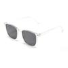 European and American simple box sunglasses for women without makeup, personalized trend for driving, sun protection and UV protection sunglasses f