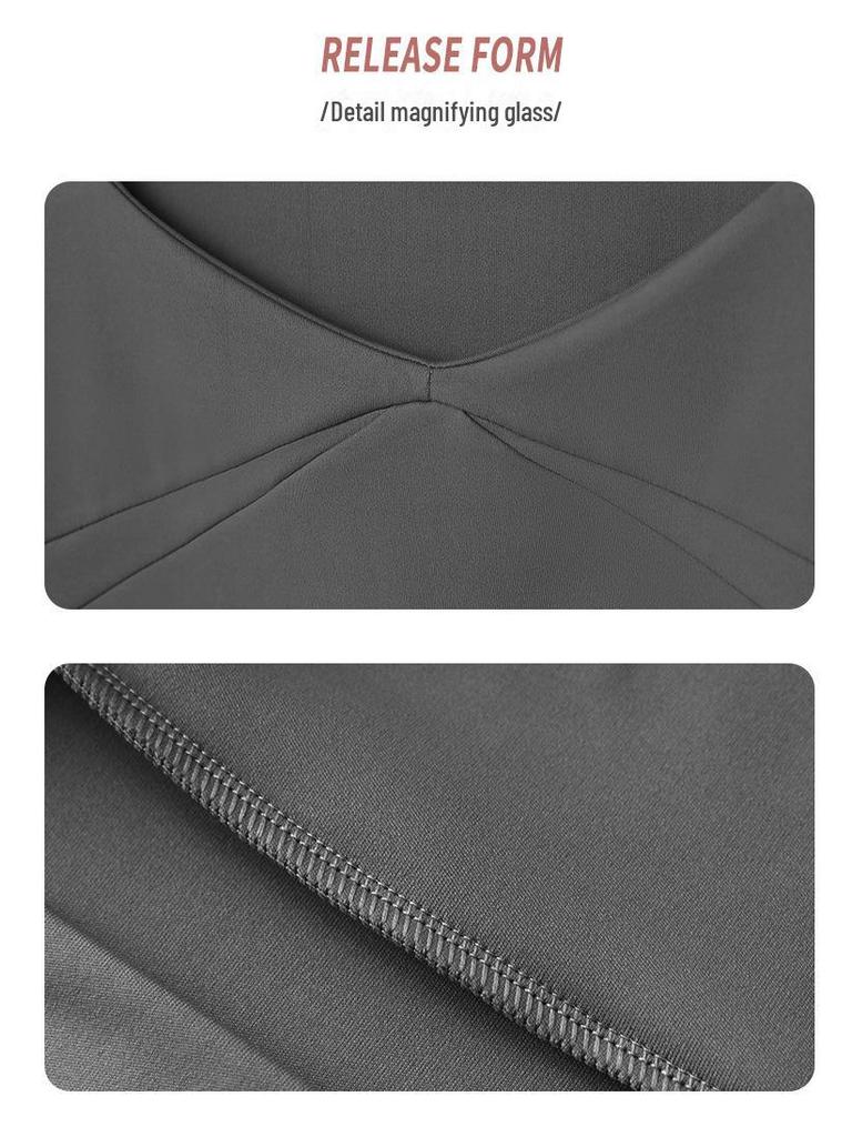 Juyitang Splicing Yoga-Kurzarm-Top mit Brustpolster – Hautfarbenes Slim Fit Fitness-Shirt