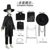 Kinder Cosplay Anzug Cospplay Kostüm Jinu Saja Robe Baby Schwarze Uniform Bühnenauftritt Halloween