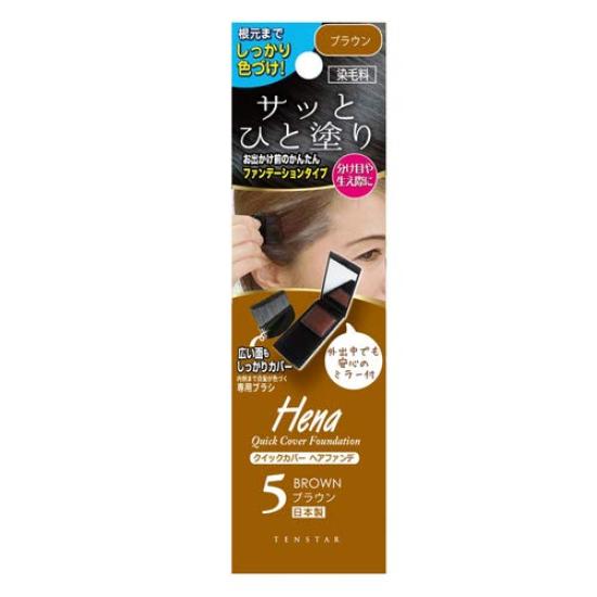 

Тональная основа Ten Star Quick Cover Hair Foundation коричневого цвета, 1 шт.