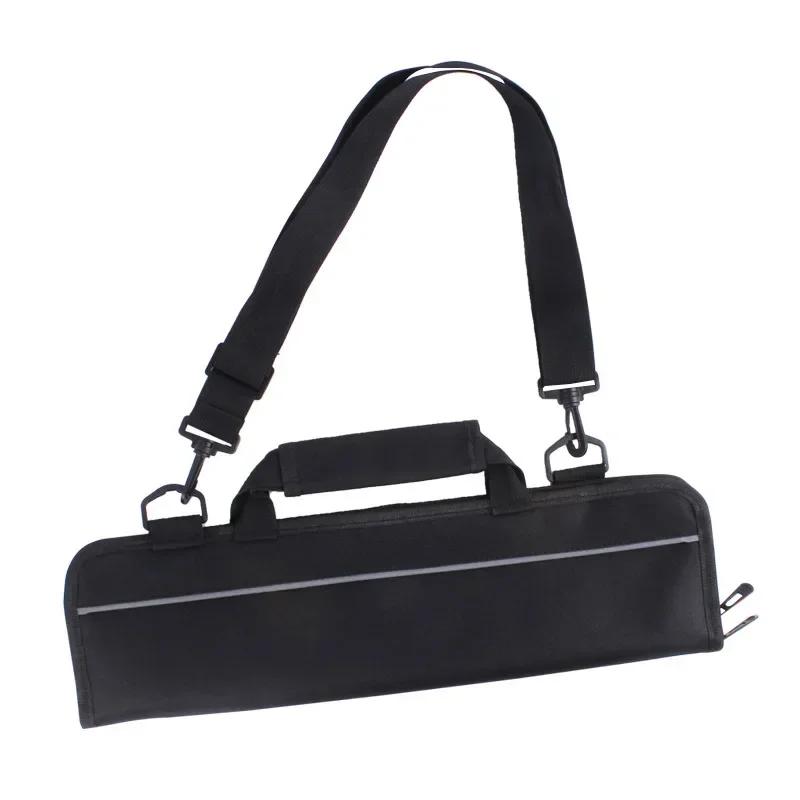 Portable Chef Knife Bag with Adjustable Straps Kitchen Cooking Chef Knife Carrying Storage Pockets Cooking Tools Accessories