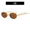 Oval Sunglasses Men Fashion Vintage Outdoor Casual Shades Women 2026 Trendy Retro Luxury Brand Design Decor Sun Glasses