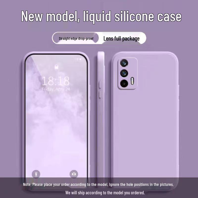 Realme GT Neo Solid Color Liquid Full Coverage Drop Protection Soft Case