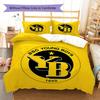 BSC Young Pattern Bedding,Quilt Set Quilt Cover Pillowcase Home Birthday Gift(1 * Duvet Cover + 2 * Pillowcase, Without Core)