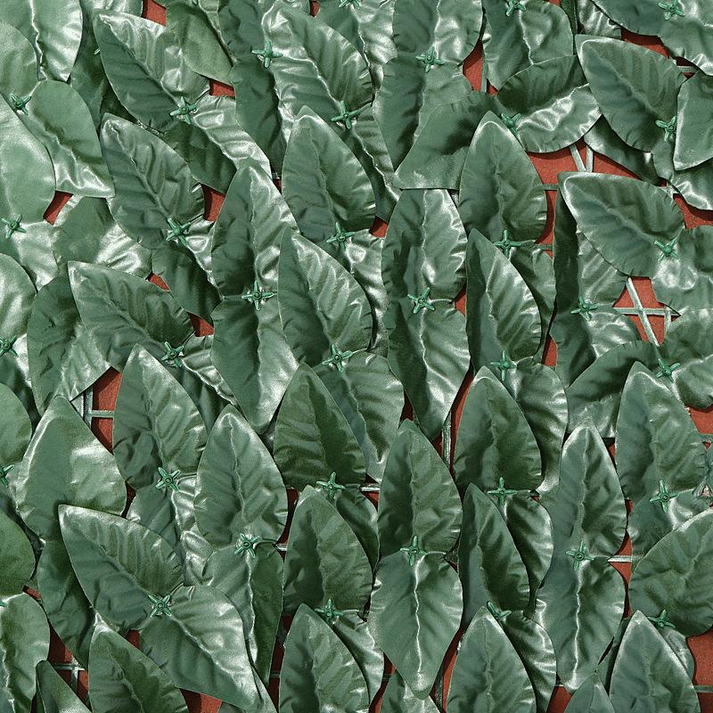 Plastic Simulation Fence Net Leaf Balcony Fence Simulation Plant Rattan Courtyard Decoration Artificial Fence Guardrail