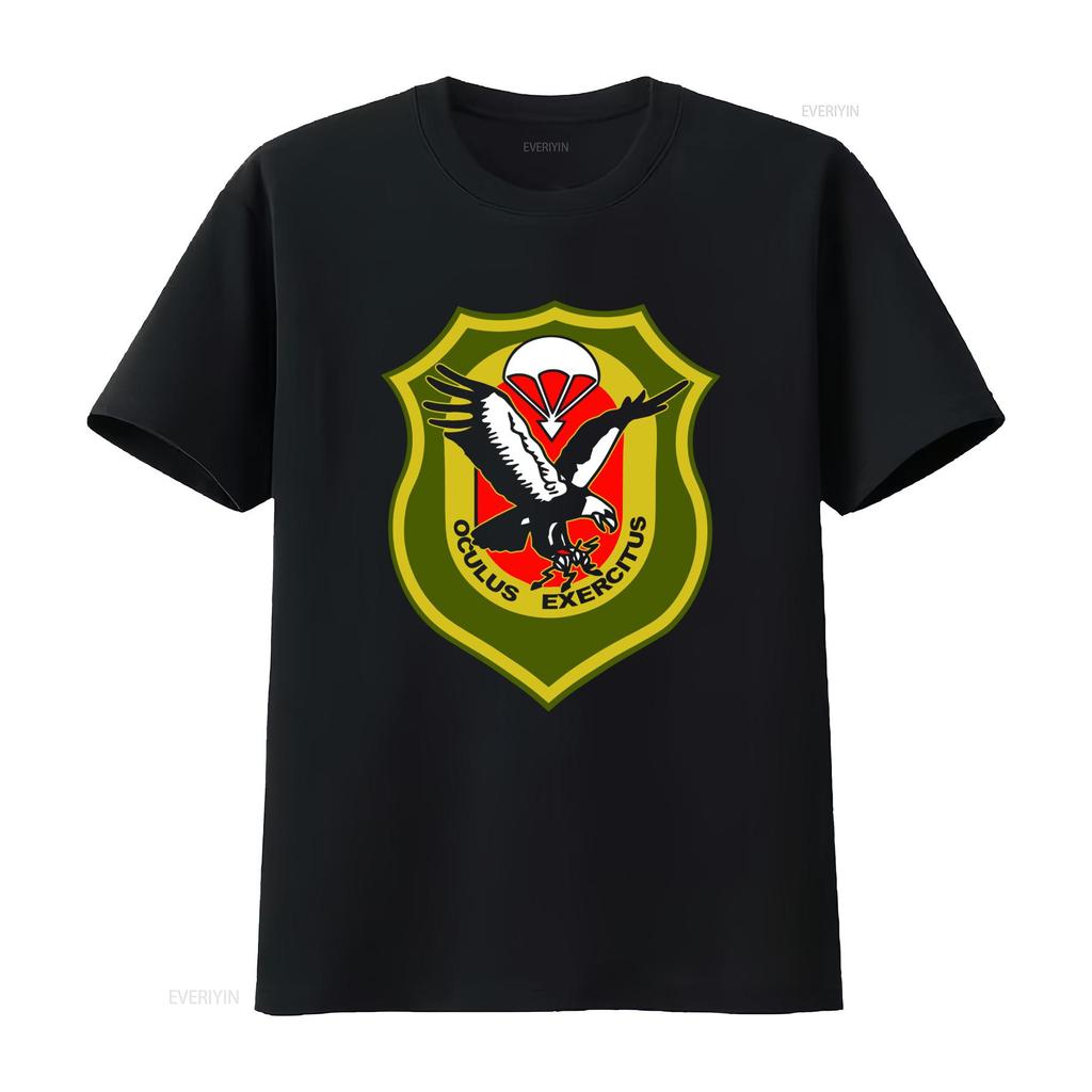 Wildeshausen Bundeswehr Paratroopers Company Eagle Shield Logo T Shirt Unique Military Design for Men vintage Washed Breathable