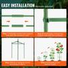 6 Packs Tomato Cages for Garden 48" Tomato Plant Stakes Support Cage