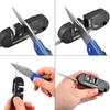 1pc Ambidextrous Lightweight Portable Metal Tungsten Ceramic Carbide Knife For Outdoor