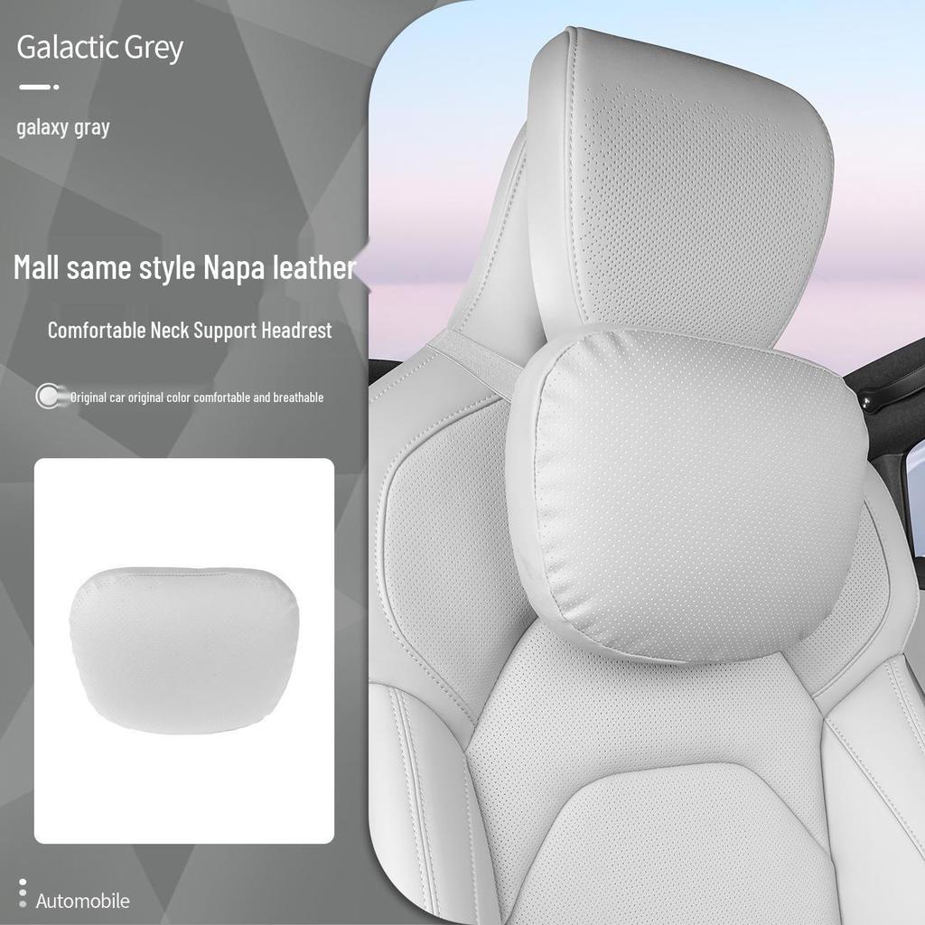 Xiaomi SU7/Ultra/YU7 Magnetyczny Zagłówek Podparcie Szyi i Lędźwi Skórzana Poduszka