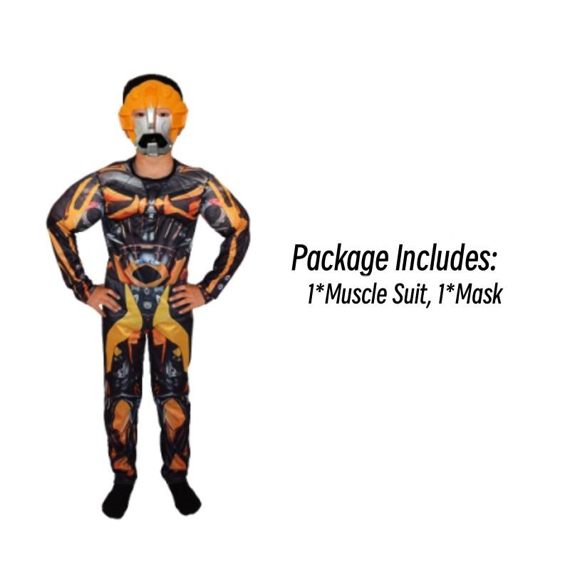 

Трансформеры Прайм Оптимус Бамблби Детский Косплей Костюм Реквизит Маска Подарки Вечеринка Bumblebee,M