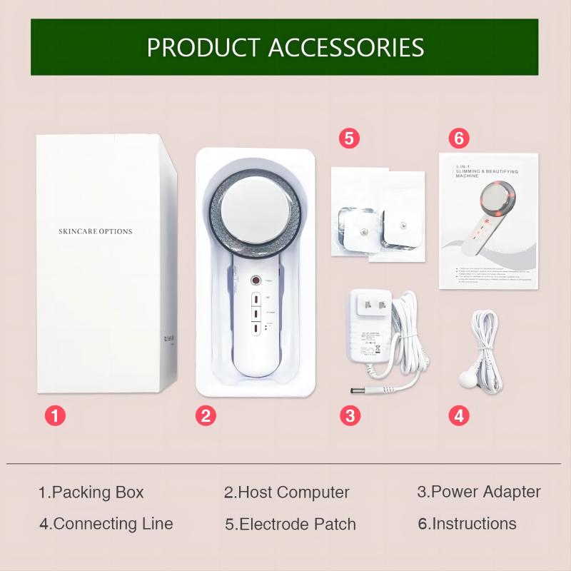 Ultrasound Cavitation EMS Body Sculpting Slimming Massager Cordless Handheld Body Cellulite Fat Remover for Belly Waist Leg Arm