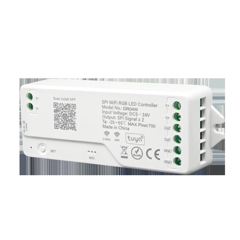SPI Graffiti DR04W RGBW Controller with WiFi & Bluetooth for Customizable Lighting Effects