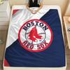 Boston Red Sox Flannel Blanket, High Quality Comfortable for All Seasons, Home Decor, Warmth and Comfort