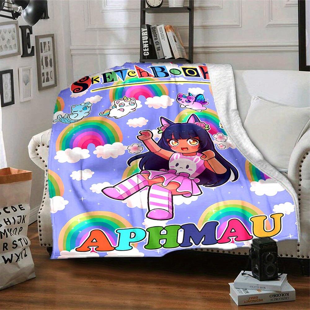 1pc Aphmau: Searching for Home: A Graphic Novel Digital Printed Flannel Blanket, Super Soft Plush Fleece Bed Cover, Multipurpose Four Season