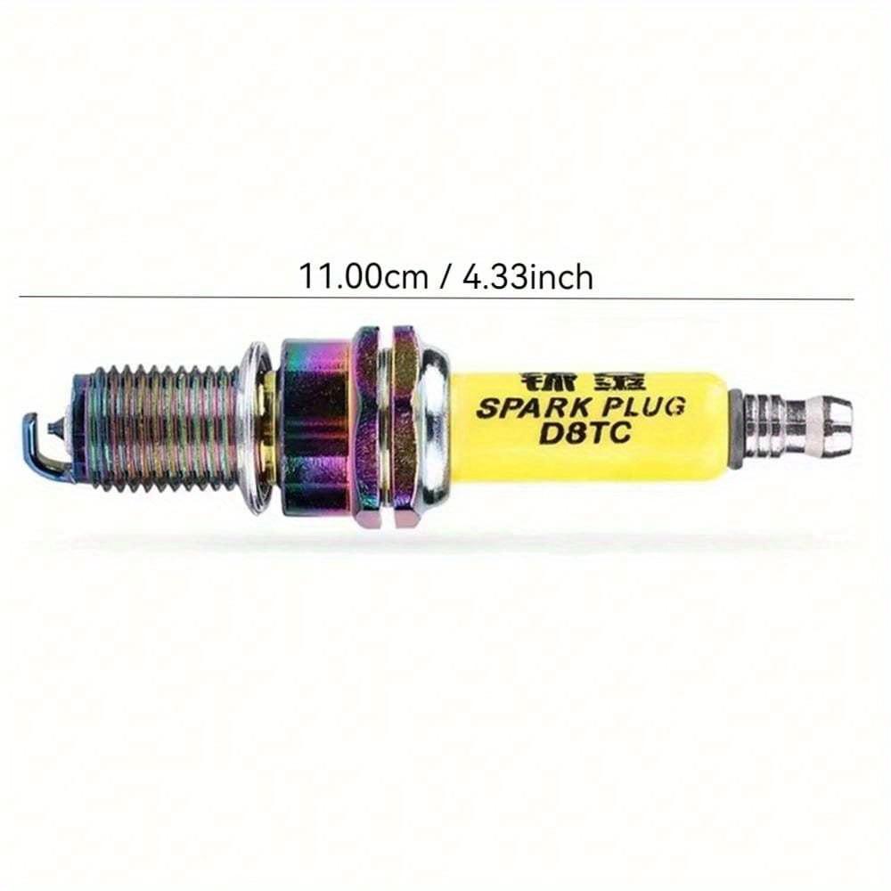 Motorcycle Iridium Spark Plug D8TC for Vertical Engine CG Series 125cc 150cc 200cc 250cc Off-Road Vehicle Motorcycle 250CC Scoot