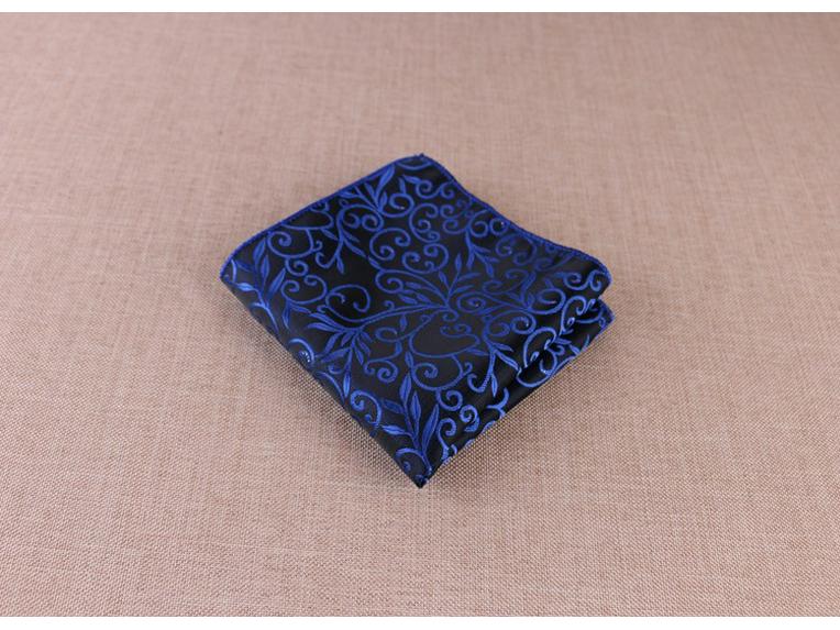 Men's Pocket Square: Customizable Logo Pattern Handkerchief for Gentleman, Evening Accessories