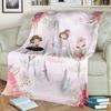 Süßes Ballettmädchen, Ballerina, Fee, Schwan, Einhorn, Cartoon, 3D-Decke, weiche Überwurfdecke für Zuhause, Schlafzimmer, Bett, Sofa, Picknick, Reisen, Kinder
