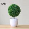 Künstliche Topfdekoration, Topiary, Kugelform, Bonsai, Kunstpflanze, Heimdekoration