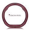 Genuine Leather Luxgen Steering Wheel Cover - Universal Fit for U6, Big 7, S5, U5, 7MPV, Na 5, Rui 3 Models