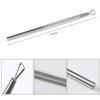 1Pc Metal Silver Cuticle Pusher and Cutter Remover Stainless Steel Salon Professional Nail Art Pedicure Cleaner Tool