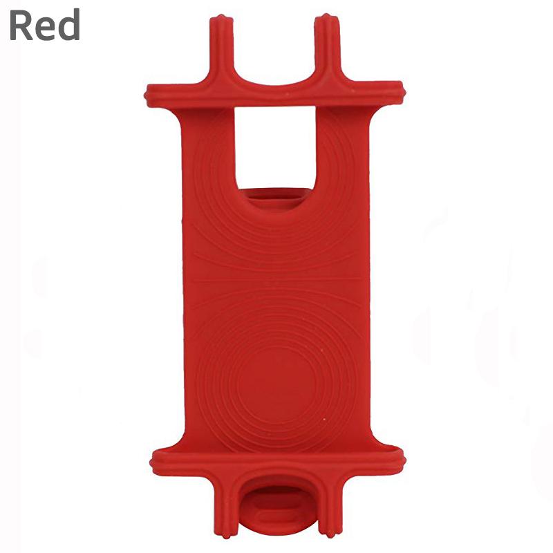Universal Silicone Bike Bicycle Phone Holder Mobile Phone Motorcycle Handlebar Bracket Stand for 16 17 Pro Max