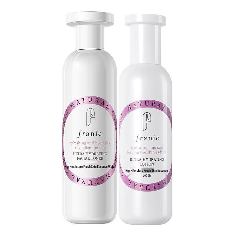 FRANIC High Moisturizing Fresh Skin Essence Water & Lotion Set