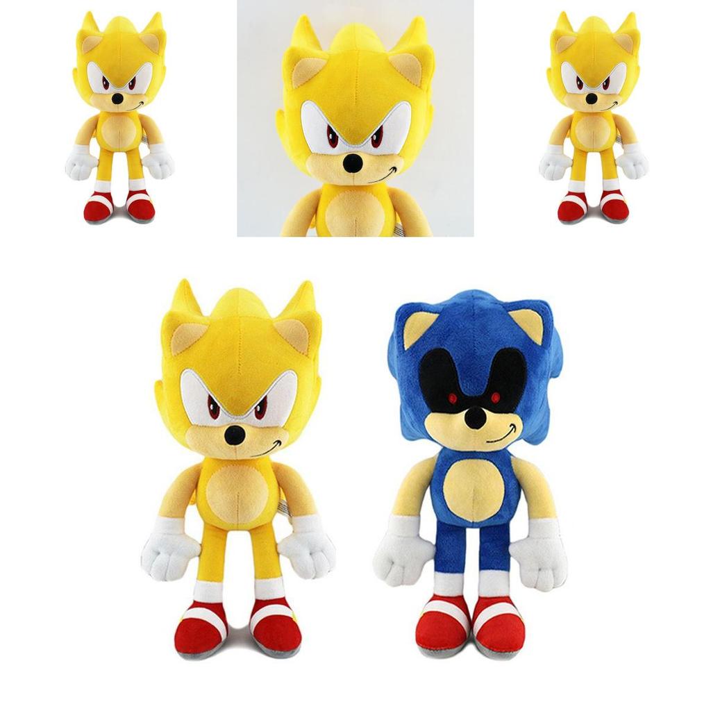 Adorabile Peluche a Tema Sonic con Design di Riccio Kawaii