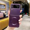 Magnetic Wireless Charge Magsafe Case for Samsung Galaxy Z Flip7 Flip6 Flip5 4 3 5g Matte Silicone Back Cover Zflip Flip 6 5 4 3