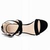 Women Sandals Stilettos  Summer Sexy Pumps 11cm Peep Toe Ankle Strap Velvet Thin High Heels Ladies Party Dress Wedding Shoes