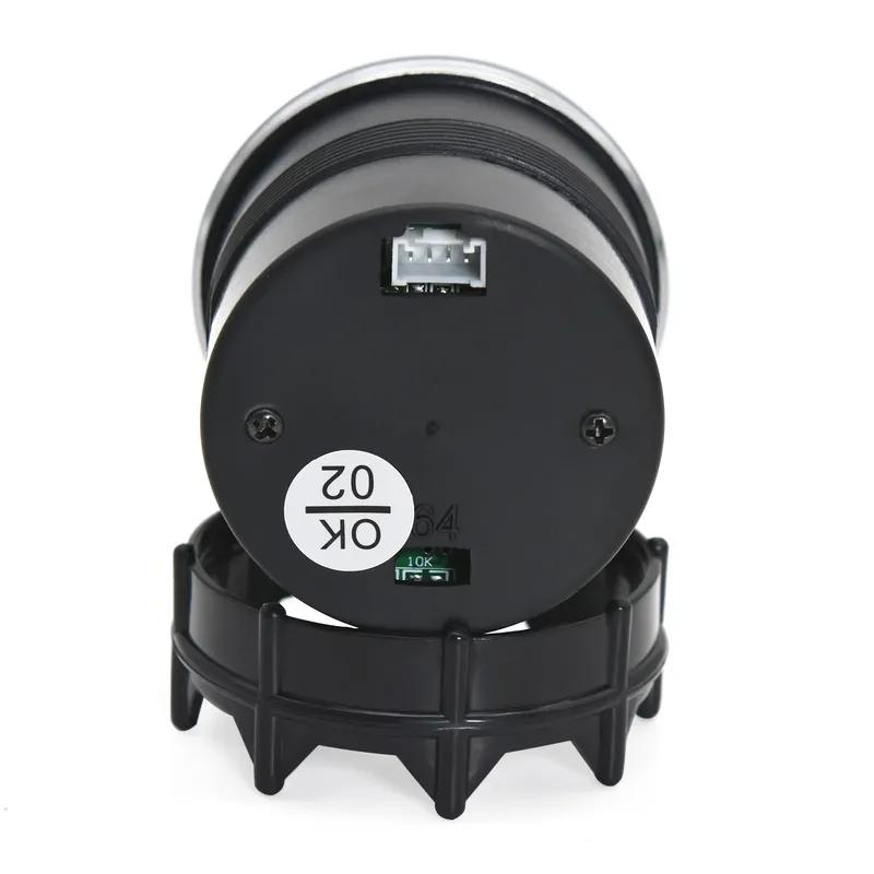 52mm Car Oil Press Meter RPM Boost Water Temp Oil Temp Air Fuel Ratio Voltage EXT Temp Meter 7 Color Backlight Gauge For 12V Car