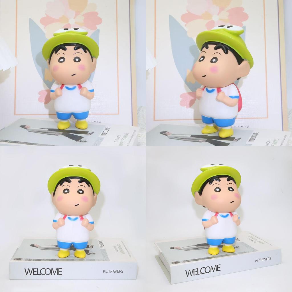 Adorable 18cm Crayon Shin Chan Frog Figure Perfect For Home Dcor Birthday Gifts