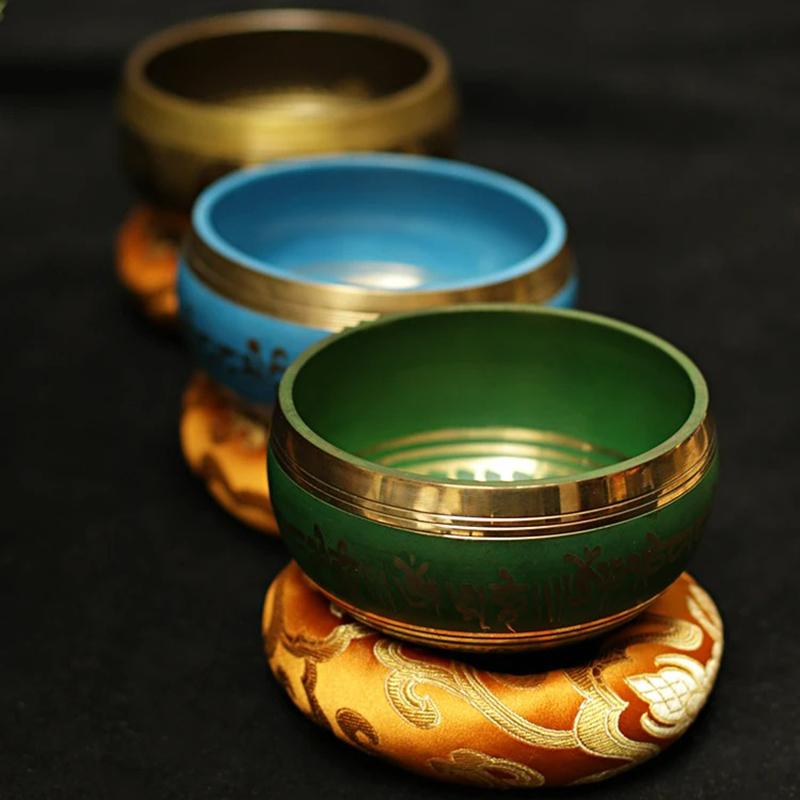 Mosiężna misa śpiewająca, instrumenty perkusyjne, medytacja, joga, muzyka, metalowa misa, łagodzenie stresu, leczenie